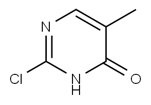 2-氯-5-甲基嘧啶-4-酚 结构式