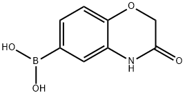 (3-Oxo-3,4-dihydro-2H-benzo[b]-[1,4]oxazin-6-yl)boronic acid 结构式