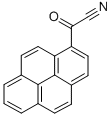 pyrene-1-carbonylcyanide 结构式