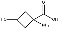 1-氨基-3-羟基环丁烷甲酸 结构式