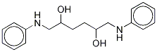 N,N-Diphenyl-2,5-dihydroxy-hexane-1,6-diamine 结构式