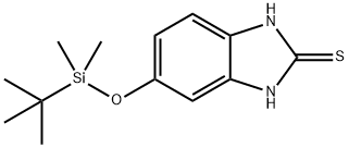 5-(tert-Butyldimethylsilyl)oxy-2-mercaptobenzimidazole 结构式