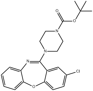 N-tert-Butoxycarbonyl Amoxapine 结构式