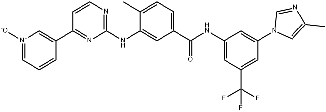 尼洛替尼N氧化物 结构式