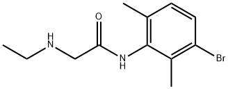 N-Desethyl 3-Bromo Lidocaine 结构式