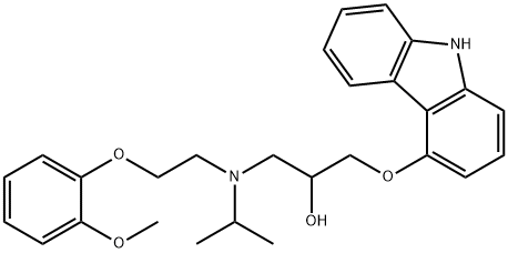 N-异丙基卡维地洛 结构式
