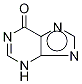 Hypoxanthine-13C2,15N 结构式
