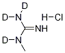 N-Methylguanidine-d3Hydrochloride 结构式