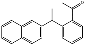 1-Acetyl-2-[1-(2-naphthyl)ethyl]benzene 结构式