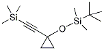 1-(tert-Butyldimethylsilyloxy)-1-(2’-trimethylsilyl)ethynyl-cyclopropane-d4 结构式