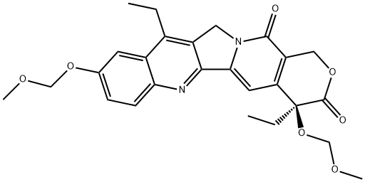 10,20-Di-O-methoxymethyl SN-38 结构式