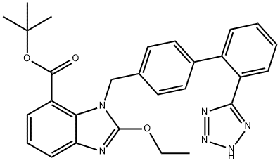 Candesartan tert-Butyl Ester 结构式