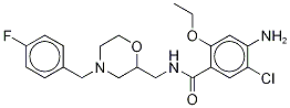 莫沙必利-D5 结构式