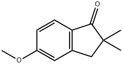 2,3-DIHYDRO-2,2-DIMETHYL-5-METHOXY-1H-INDEN-1-ONE 结构式
