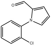 1-(2-氯苯)-1H-吡咯-2-甲醛 结构式