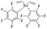 Bis(pentafluorophenyl)divinylstannane 结构式