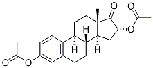 3,16alpha-dihydroxyestra-1,3,5(10)-trien-17-one 3,16-diacetate 结构式