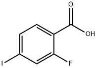 2-氟-4-碘苯甲酸 结构式
