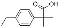 2-(4-乙基苯基)-2-甲基丙酸 结构式