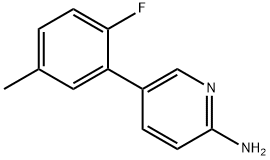 5-(2-Fluoro-5-Methylphenyl)pyridin-2-aMine 结构式