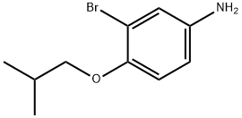 3-溴-4-(2-甲基丙氧基)苯胺 结构式