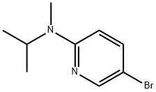 5-溴-N-异丙基-N-甲基吡啶-2-胺 结构式