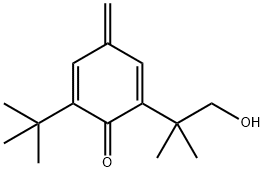 6-tert-butyl-2-(hydroxy-tert-butyl)-4-methylene-2,5-cyclohedanedienone 结构式