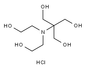 2-[双(2-羟乙基)氨基]-2-(羟甲基)-1,3-丙二醇盐酸盐 结构式
