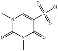 1,3-DIMETHYL-2,4-DIOXO-1,2,3,4-TETRAHYDROPYRIMIDINE-5-SULFONYL CHLORIDE 结构式