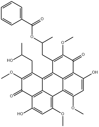 化合物 CALPHOSTIN B 结构式