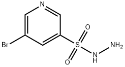 5-broMopyridine-3-sulfonohydrazide 结构式