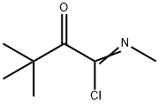 Butanimidoyl  chloride,  N,3,3-trimethyl-2-oxo- 结构式