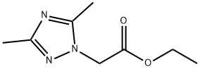 2-(3,5-二甲基-1H-1,2,4-三唑-1-基)乙酸乙酯 结构式