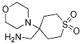 4-(AMinoMethyl)-4-Morpholin-4-ylthiane-1,1-dione 结构式