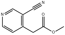 2-(3-氰基吡啶-4-基)乙酸甲酯 结构式