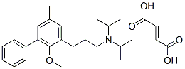 2-甲氧基-5-甲基-N,N-双(1-甲基乙基)-3-苯基-苯丙胺富马酸盐 结构式