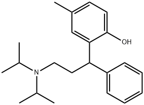 2-[3-(二异丙胺基)-1-苯丙基l]-4-甲基苯酚 结构式