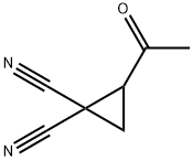 1,1-Cyclopropanedicarbonitrile, 2-acetyl- (9CI) 结构式