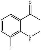 Ethanone, 1-[3-fluoro-2-(methylamino)phenyl]- (9CI) 结构式