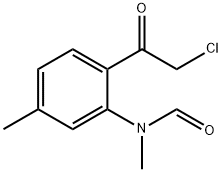 Formamide,  N-[2-(chloroacetyl)-5-methylphenyl]-N-methyl-  (9CI) 结构式
