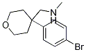 ([4-(4-BROMOPHENYL)OXAN-4-YL]METHYL)(METHYL)AMINE 结构式