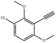 1-chloro-3-ethynyl-2,4-dimethoxybenzene 结构式