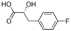 (R)-3-(4-氟苯基)-2-羟基丙酸 结构式