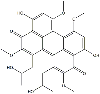 化合物 CALPHOSTIN D 结构式