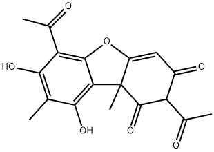 松萝酸 结构式