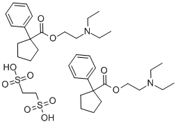 caramiphen hydrogen edisilate 结构式