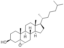 胆固醇-5Α,6Α-环氧化物 结构式