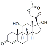 醋酸氢化可的松EP杂质F 结构式