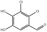 Benzaldehyde, 2,3-dichloro-4,5-dihydroxy- (9CI) 结构式