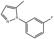 1 - (3 -氟苯基)- 5 -甲基- 1H -吡唑 结构式